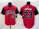 Men's Chicago White Sox #23 Michael Jordan Red Black 2025 City Connect Limited Stitched Jersey,baseball caps,new era cap wholesale,wholesale hats